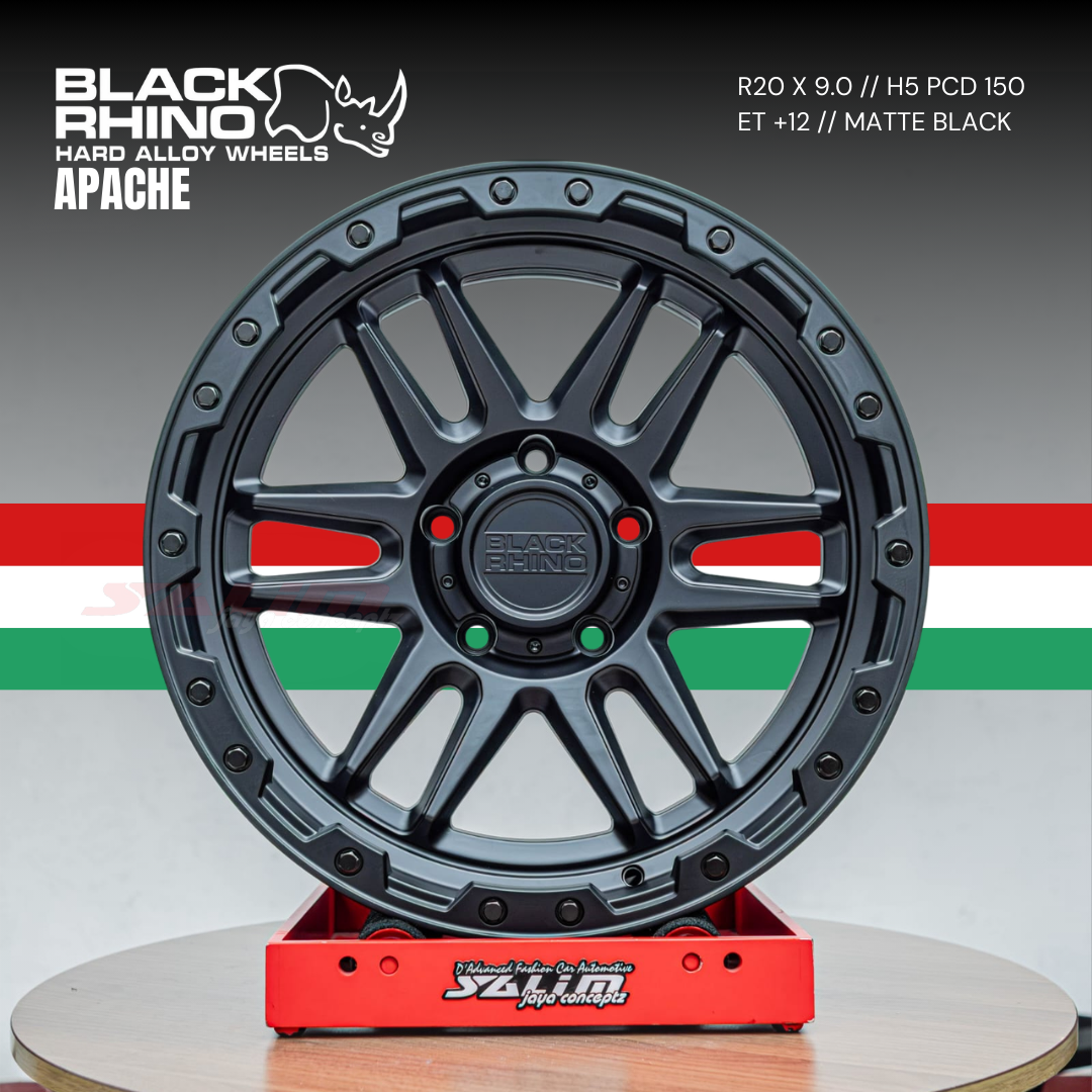 VELG BLACK RHINO APACHE