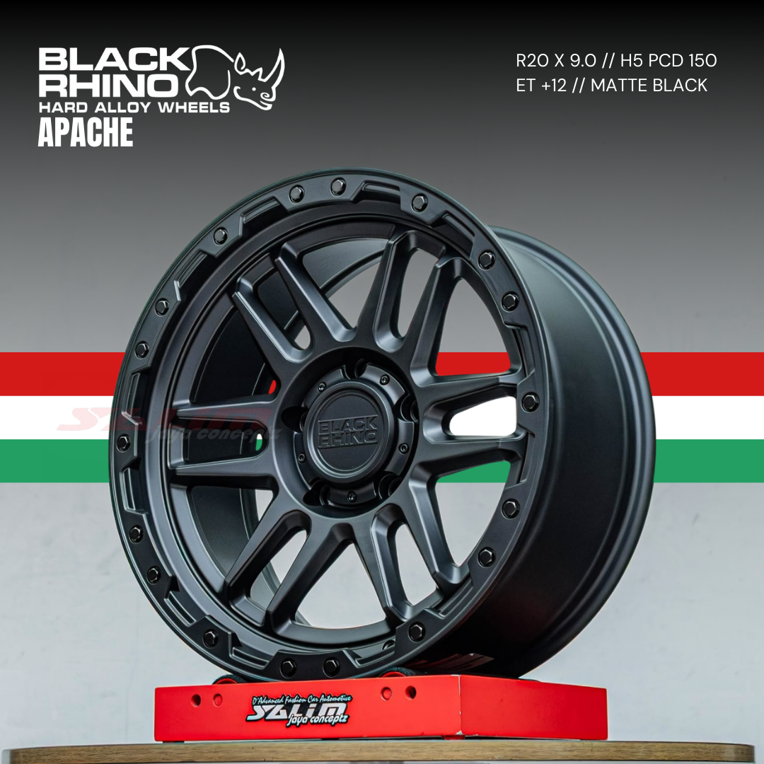 VELG BLACK RHINO APACHE