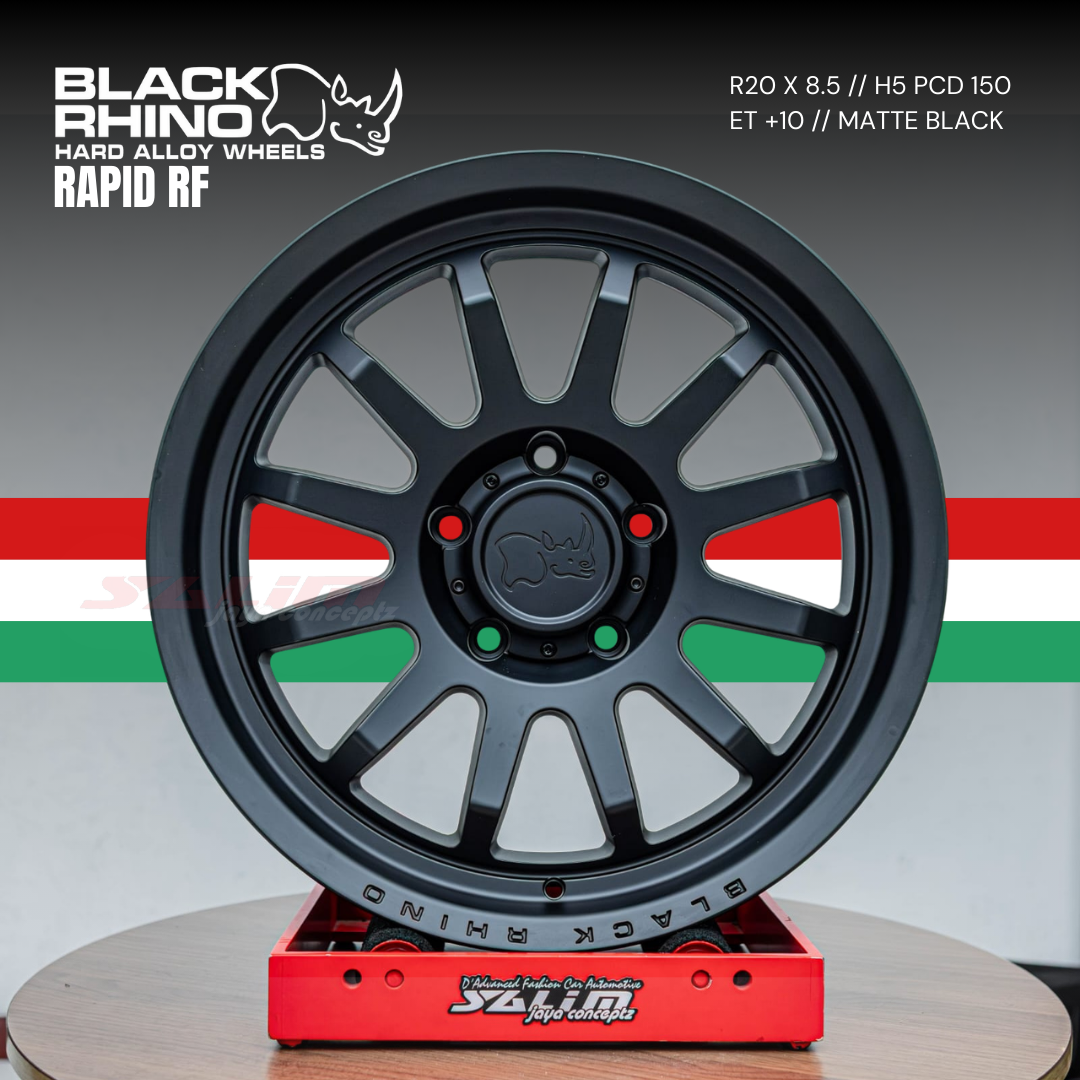 VELG BLACK RHINO RAPID RF