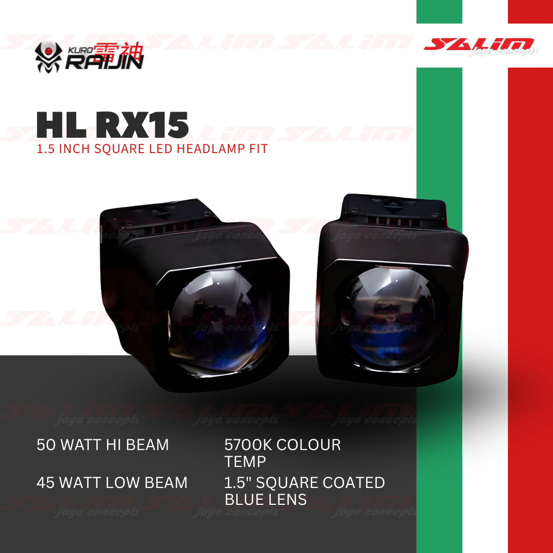 HEADLAMP PROJECTOR KURO RAIJIN RX-15