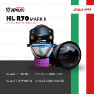 HEADLAMP PROJECTOR KURO RAIJIN R-70 MARK II BILED
