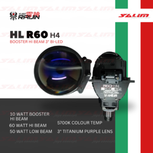 HEADLAMP PROJECTOR KURO RAIJIN R-60 H4