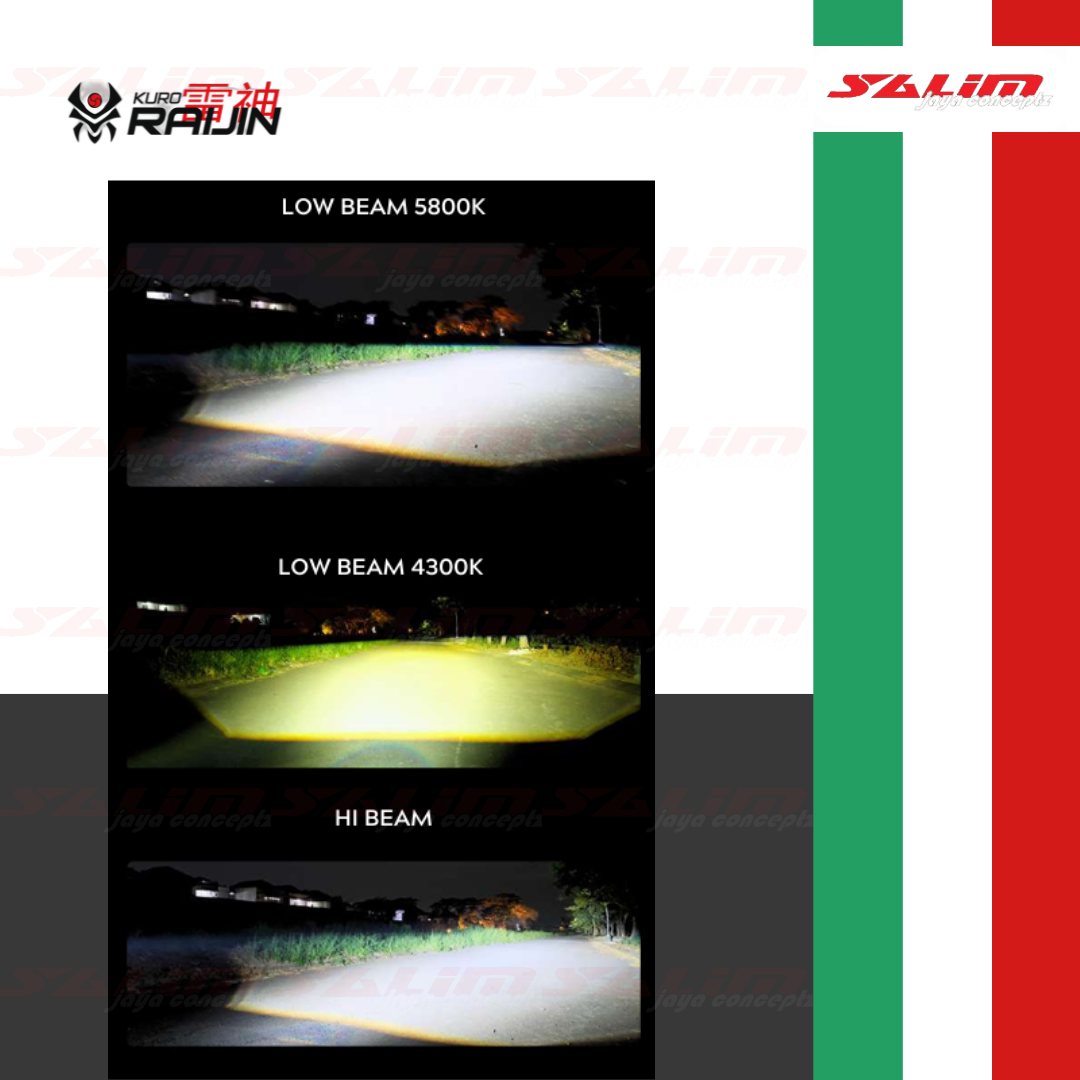 FOGLAMP PROJECTOR KURO RAIJIN R-55