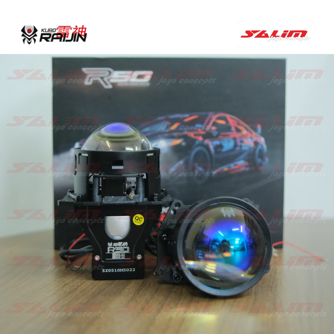 HEADLAMP PROJECTOR KURO RAIJIN R-50 LASER SPOT BILED