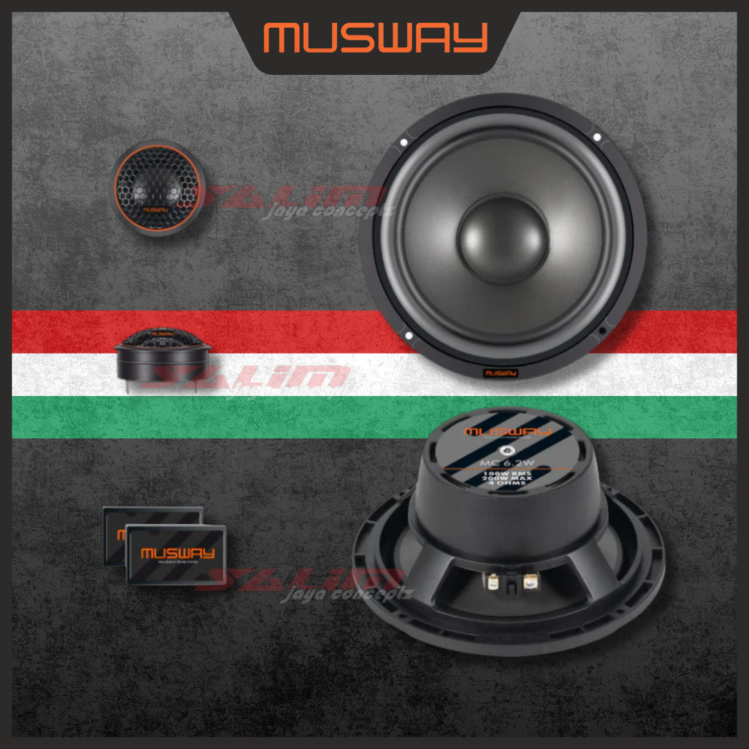 Speaker 2-Way Component Sytem MUSWAY MC6.2C