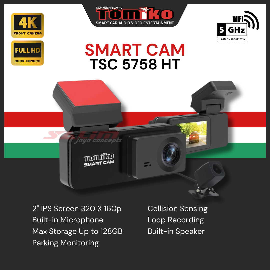 Dashcam Tomiko SMART CAM TSC 5758 HT