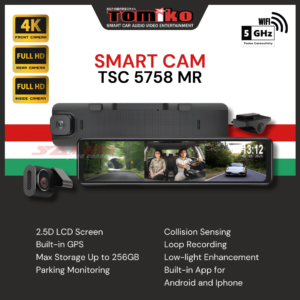 Dash Cam Tomiko SMART CAM TSC 5758 MR