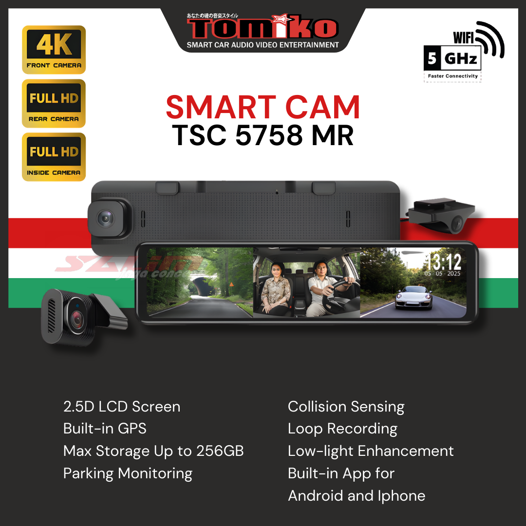 Dash Cam Tomiko SMART CAM TSC 5758 MR