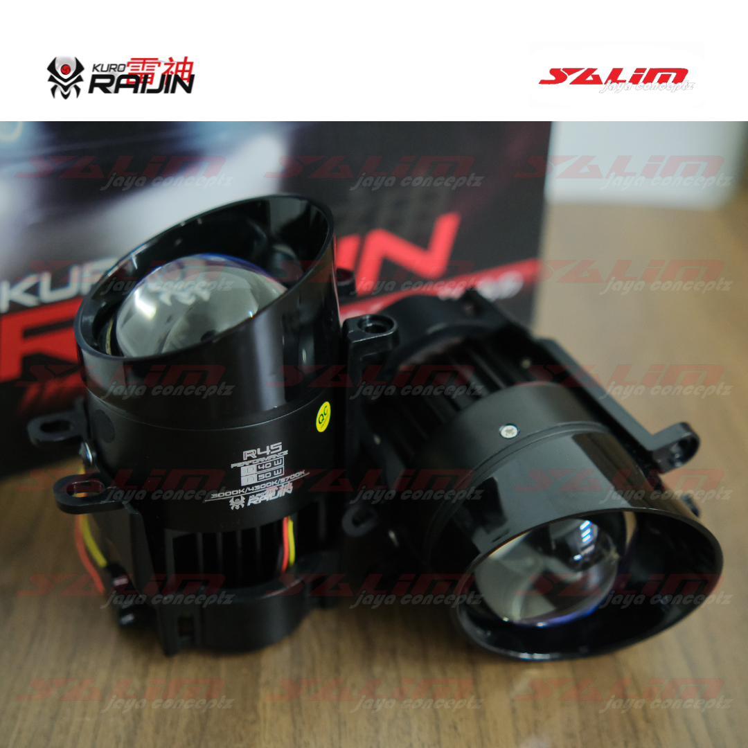 FOGLAMP PROJECTOR KURO RAIJIN R-45
