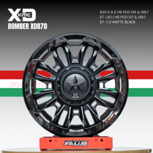VELG XD KMC BOMBER XD870 | MATTE BLACK