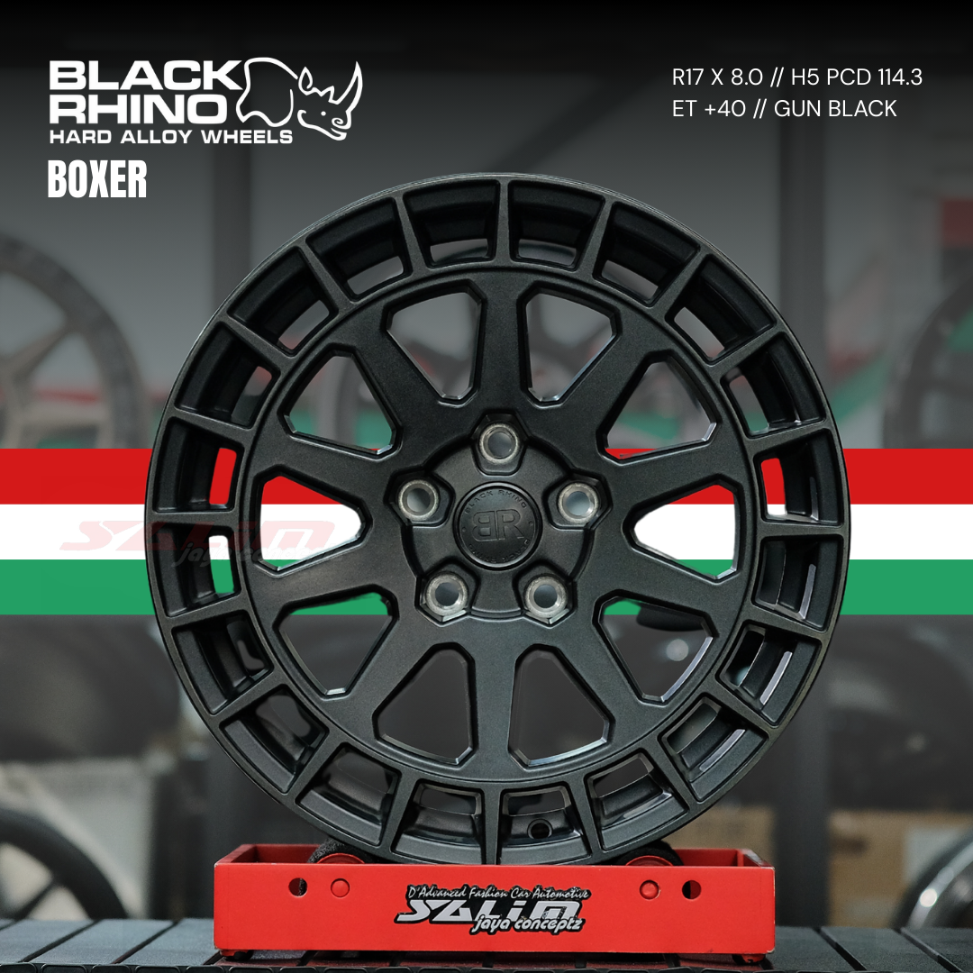 VELG BLACK RHINO BOXER
