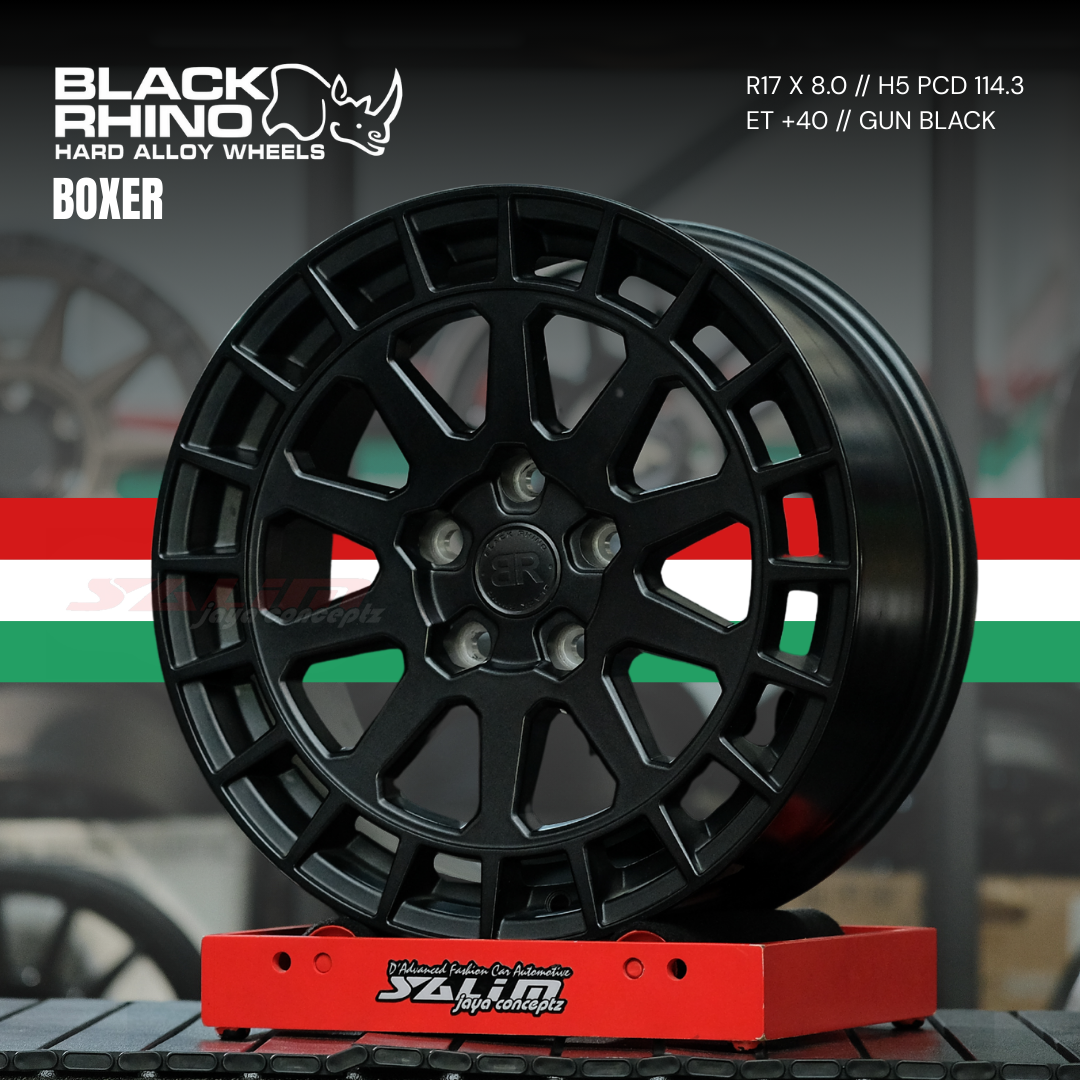 VELG BLACK RHINO BOXER