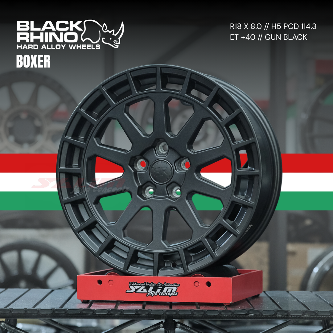VELG BLACK RHINO BOXER