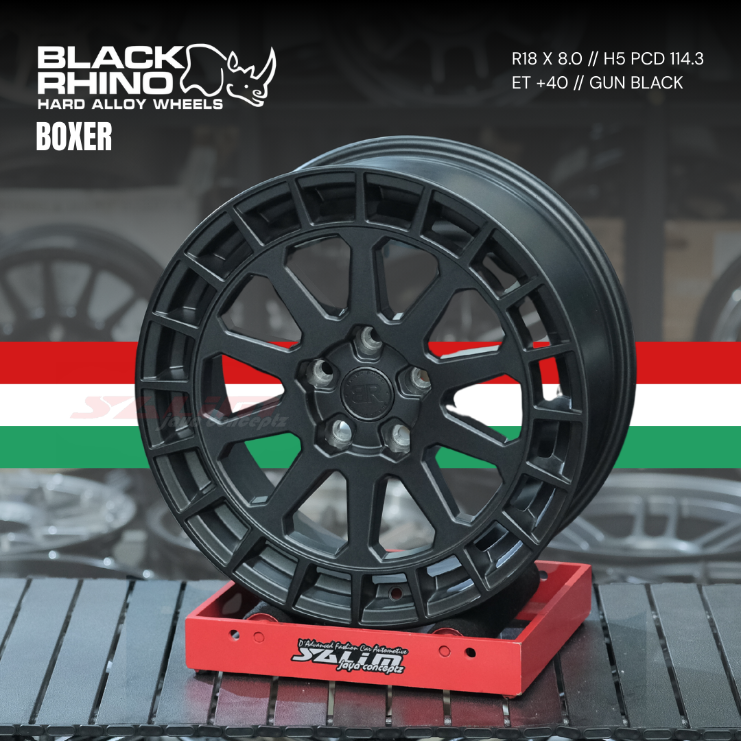 VELG BLACK RHINO BOXER