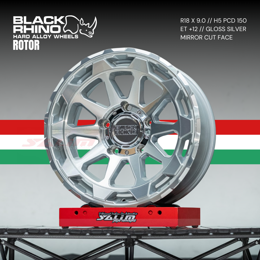 VELG BLACK RHINO ROTOR