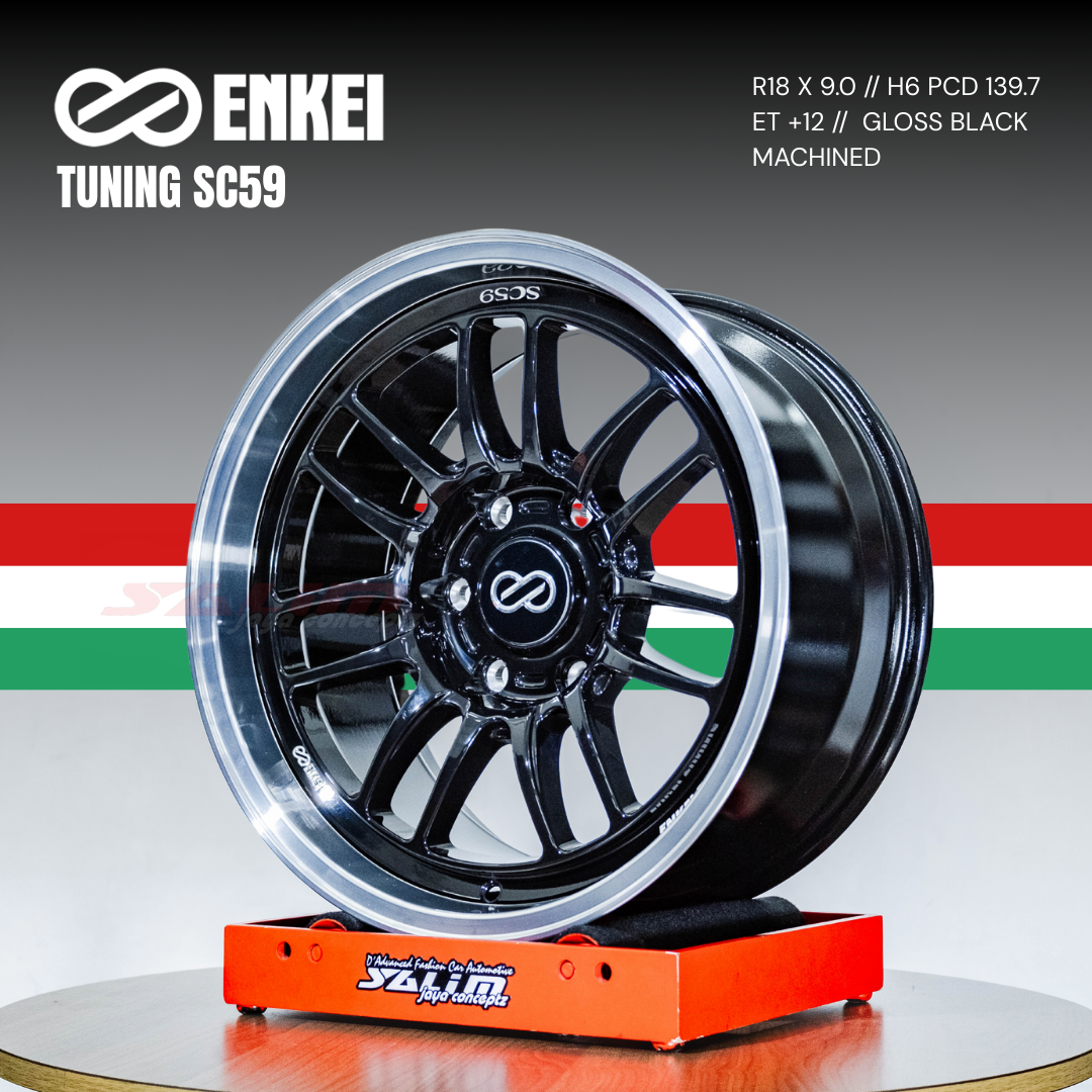 VELG ENKEI TUNING SC59 Gloss Black Machined