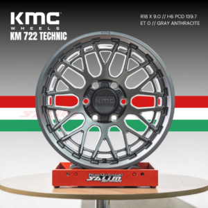 VELG KMC KM 722 TECHNIC | GRAY ANTHRACITE