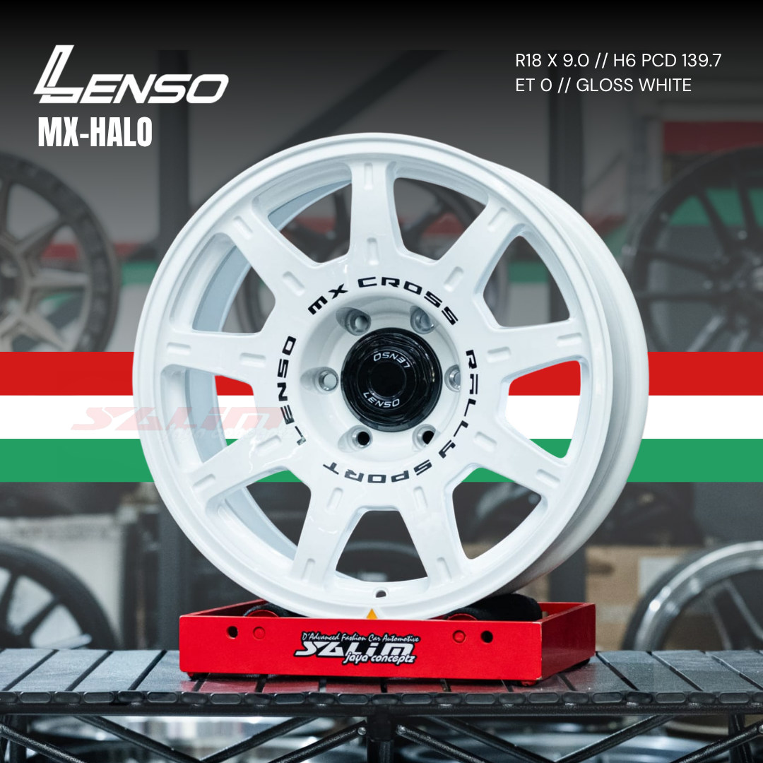 VELG LENSO MX-HALO | GLOSS WHITE - Image 2