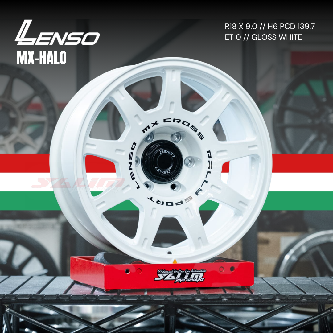 VELG LENSO MX-HALO | GLOSS WHITE - Image 3