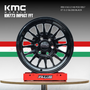 VELG KMC KM773 IMPACT FFT | GLOSS BLACK