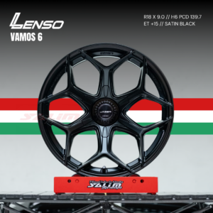 VELG LENSO VAMOS 6 | SATIN BLACK