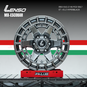 VELG LENSO MX-ESCOBAR | HYPER BLACK