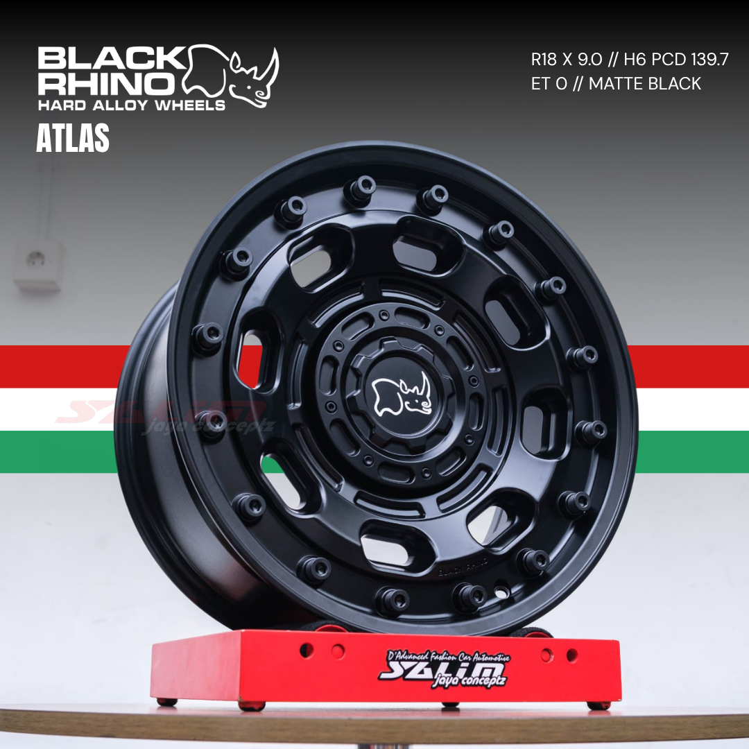 VELG BLACK RHINO ATLAS | MATTE BLACK - Image 3