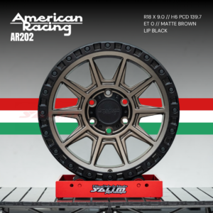 VELG AMERICAN RACING AR202 | MATTE BROWN LIP BLACK