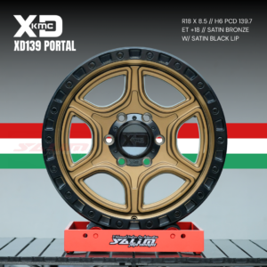 VELG XD KMC XD139 PORTAL | SATIN BRONZE W/ SATIN BLACK LIP