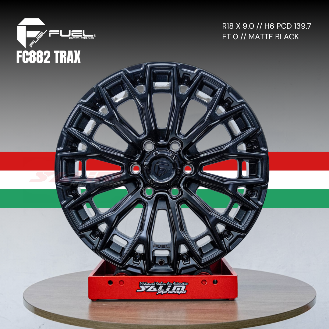 VELG FUEL FC882 TRAX | MATTE BLACK